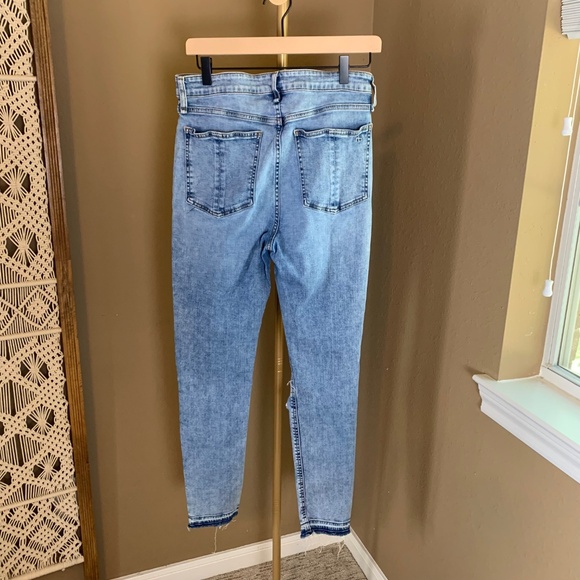 Rag & Bone Nina High-Rise Skinny Jeans – Light Wash, Size 30 - Picture 2 of 11